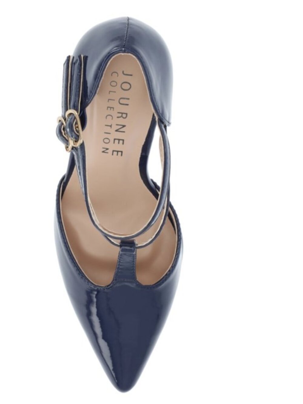 Journee Collection Womens Tru Pointed Toe High Stiletto Pumps Navy US8 NWB - Picture 6 of 9